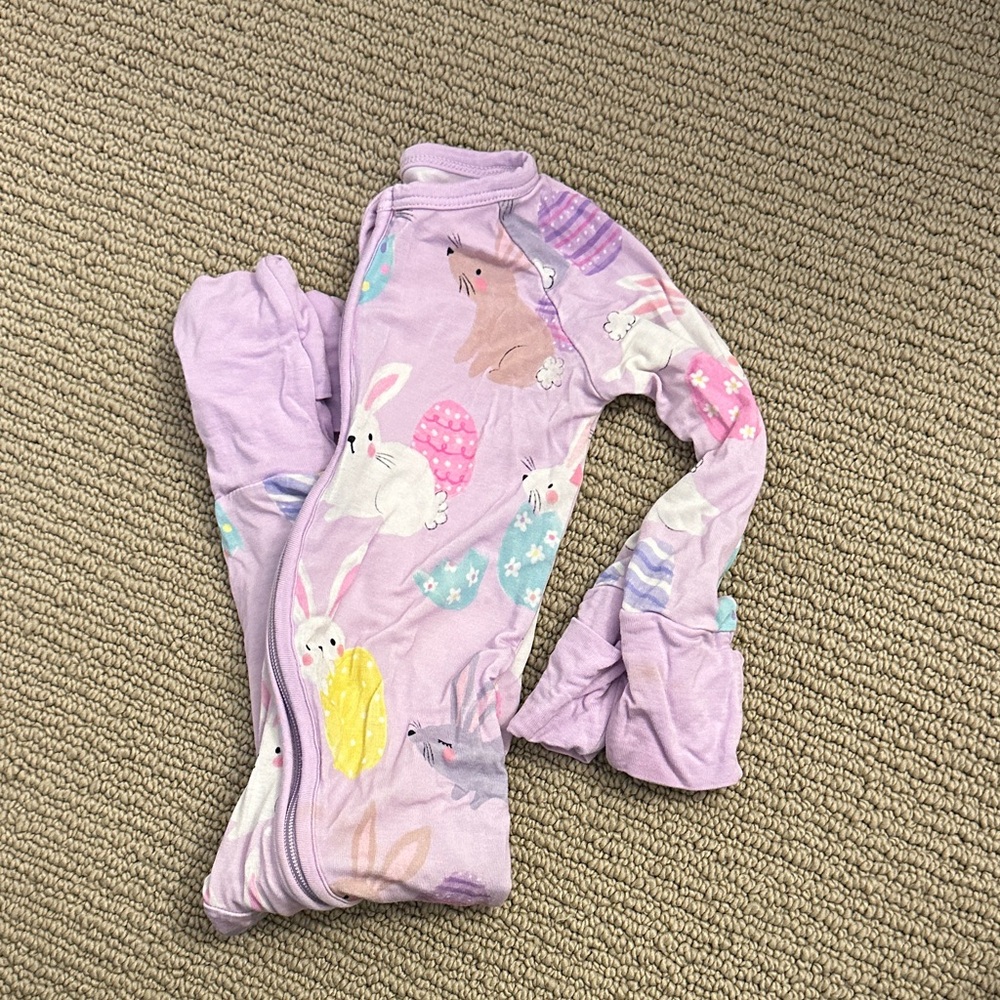 Little Sleepies Lavender Bunny Pajamas